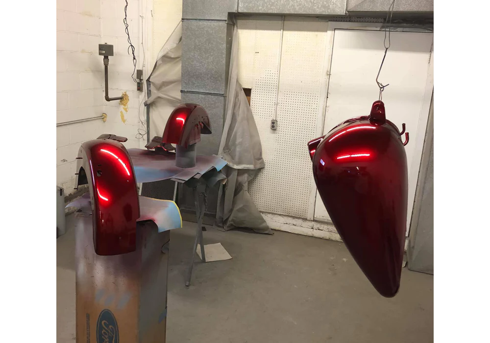 Tamco Paint Mototrcycle Part OG Red