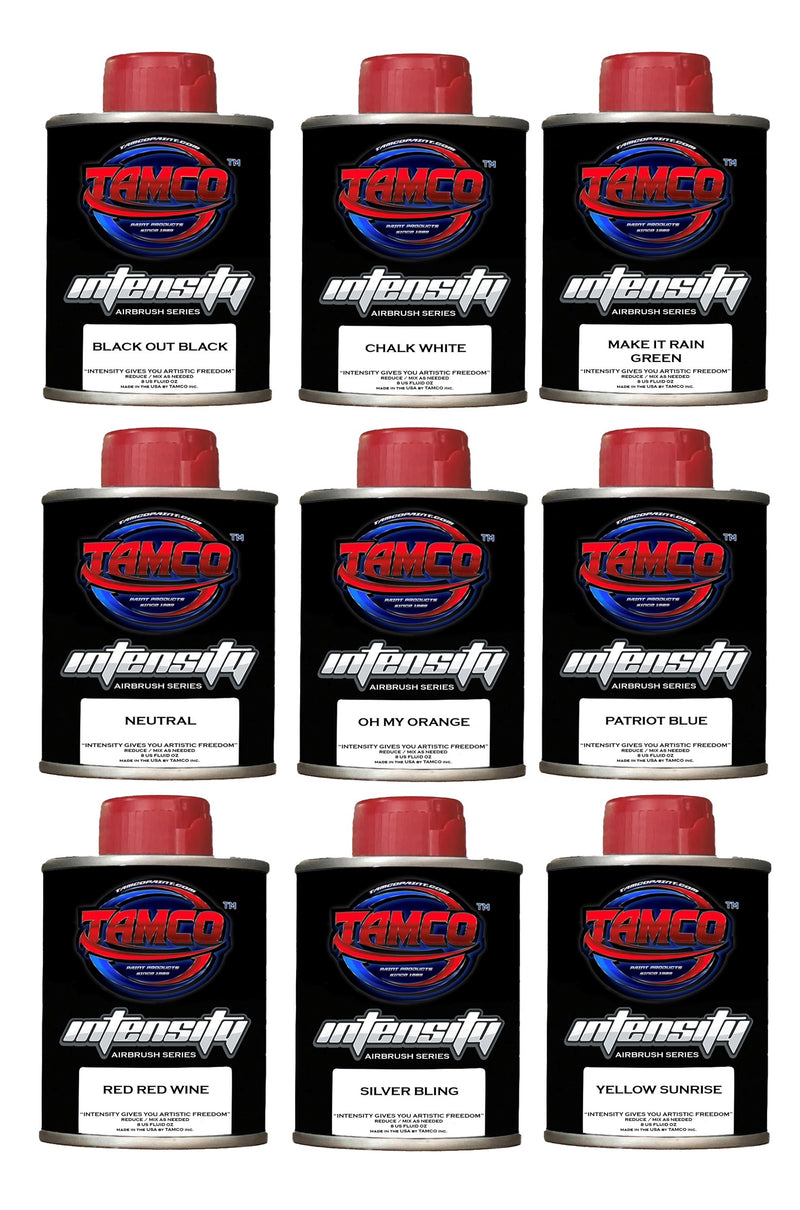 Intensity Airbrushing Paint Variety Pack (9)