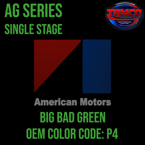AMC Big Bad Green | P4 | 1969 | OEM AG Series Single Stage