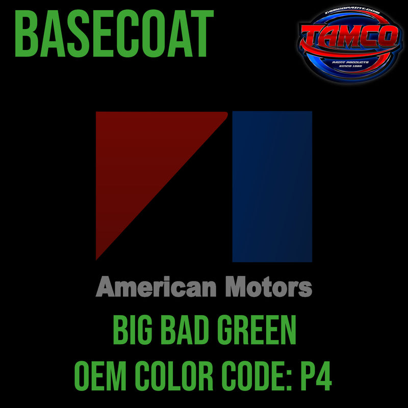 AMC Big Bad Green | P4 | 1969 | OEM Basecoat