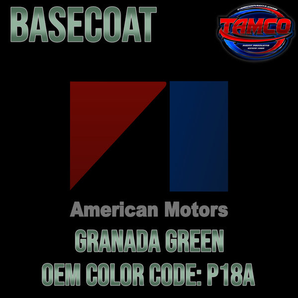 AMC Granada Green | P18A | 1966-1967 | OEM Basecoat