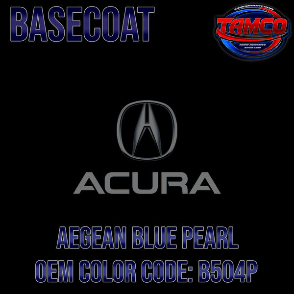 Acura Aegean Blue Pearl | B504P | 2002-2004 | OEM Basecoat