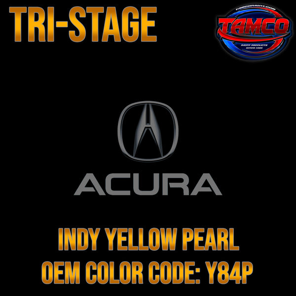 Acura Indy Yellow Pearl | Y84P | 2020-2021 | OEM Tri-Stage Basecoat