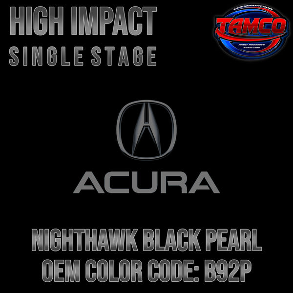 Acura Nighthawk Black Pearl | B92P | 1999-2009 | OEM High Impact Single Stage