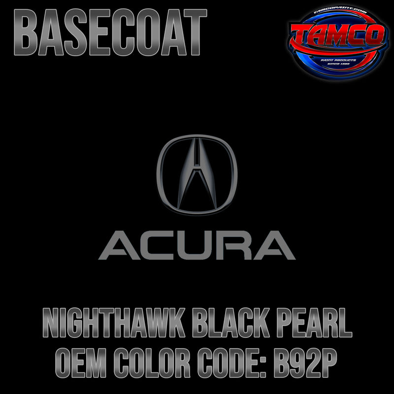 Acura Nighthawk Black Pearl | B92P | 1999-2009 | OEM Basecoat