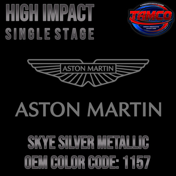 Aston Martin Skye Silver Metallic | 1157 | 2000-2002 | OEM High Impact Series Single Stage
