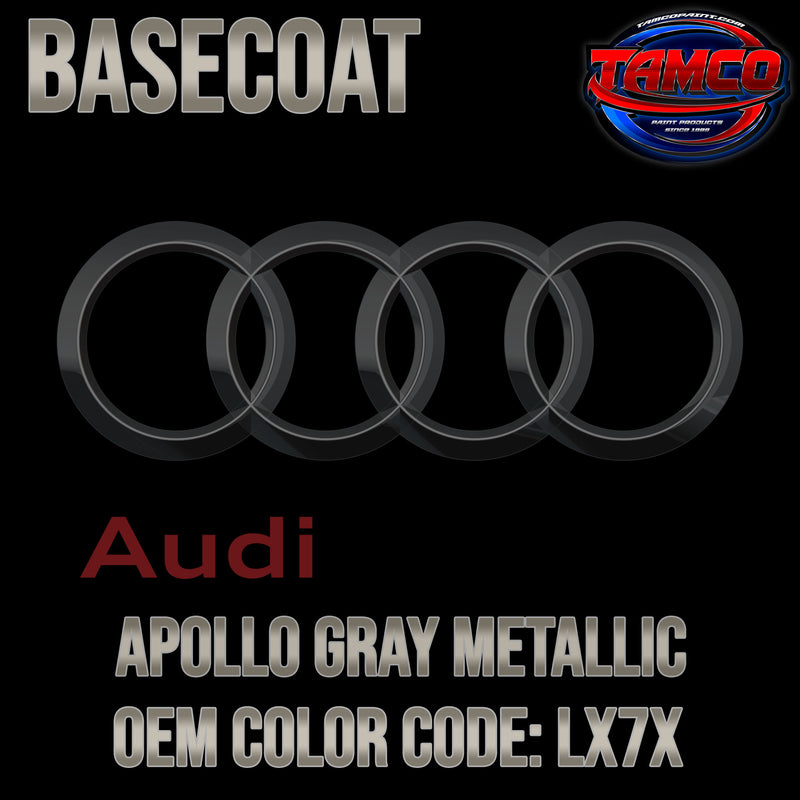 Audi Apollo Gray Metallic | LX7X | 2008-2015 | OEM Basecoat