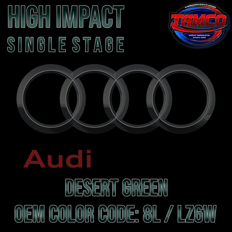 Audi Desert Green | 8L / LZ6W | 2000-2021 | OEM High Impact Single Stage