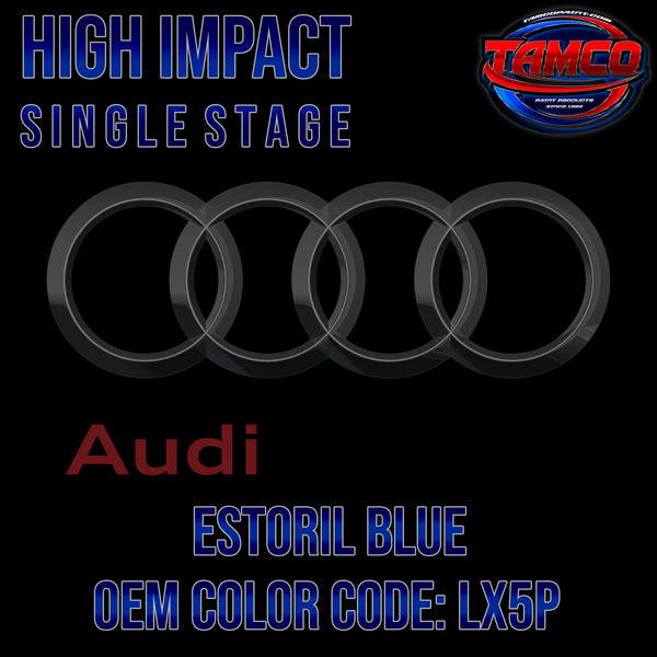 Audi Estoril Blue | LX5P | 2012-2015 | OEM High Impact Single Stage
