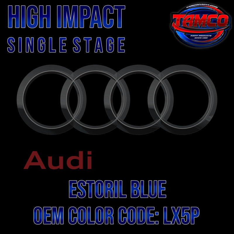 Audi Estoril Blue | LX5P | 2012-2015 | OEM High Impact Single Stage