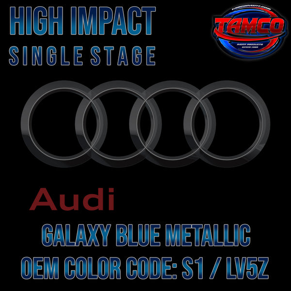 Audi Galaxy Blue Metallic | S1 / LV5Z | 2018-2021 | OEM High Impact Series Single Stage