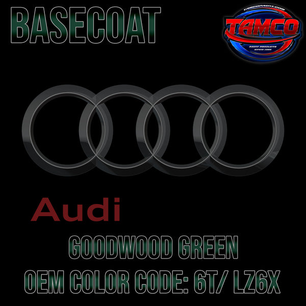 Audi Goodwood Green | 6T/ LZ6X | 2002-2005 | OEM Basecoat