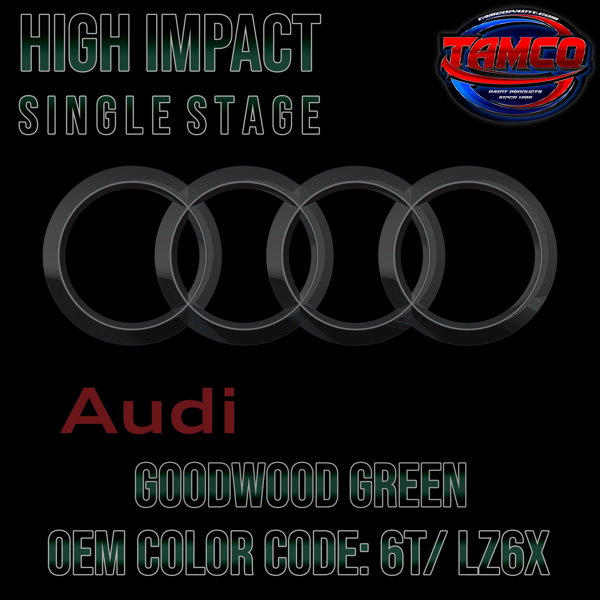 Audi Goodwood Green | 6T/ LZ6X | 2002-2005 | OEM High Impact Single St