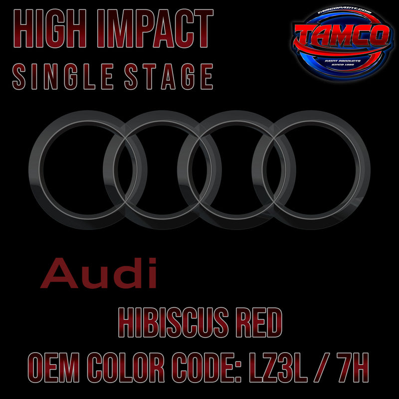Audi Hibiscus Red | LZ3L / 7H | 1998-2002 | OEM High Impact Single Stage
