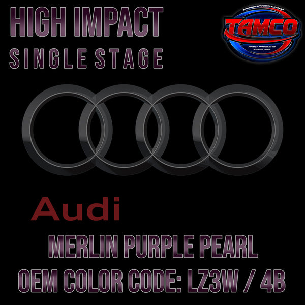 Audi Merlin Purple Pearl | LZ3W | 2021-2022 | OEM High Impact Single Stage