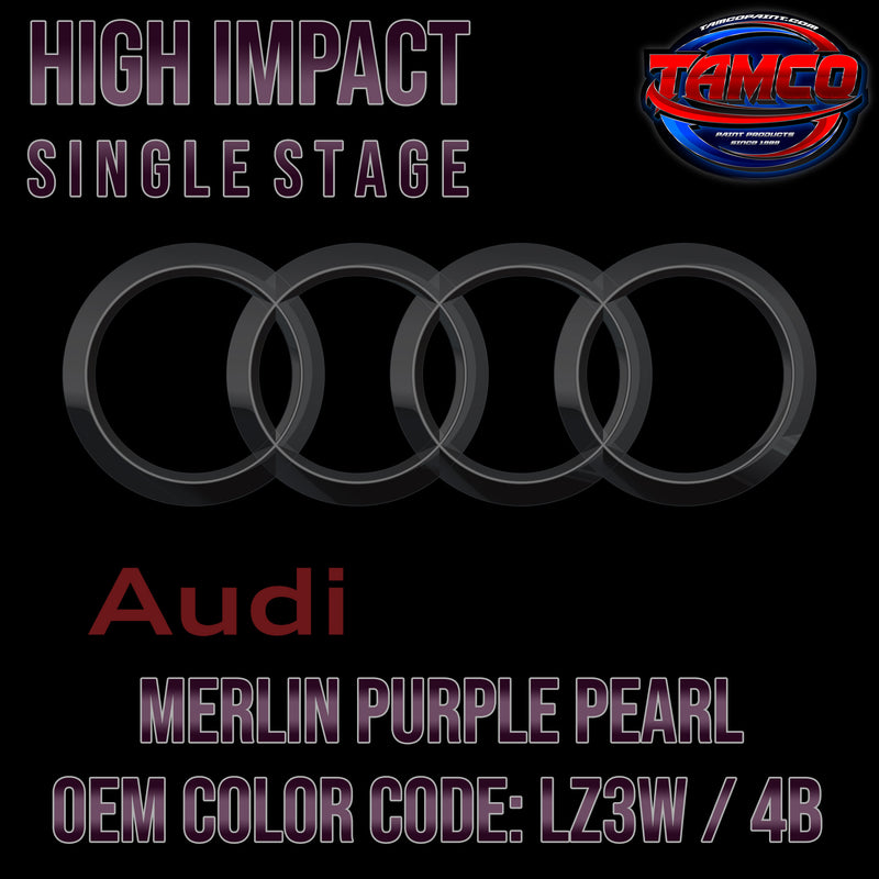 Audi Merlin Purple Pearl | LZ3W | 2021-2022 | OEM High Impact Single Stage