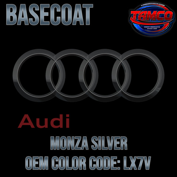 Audi Monza Silver | LX7V | 2009-2014 | OEM Basecoat