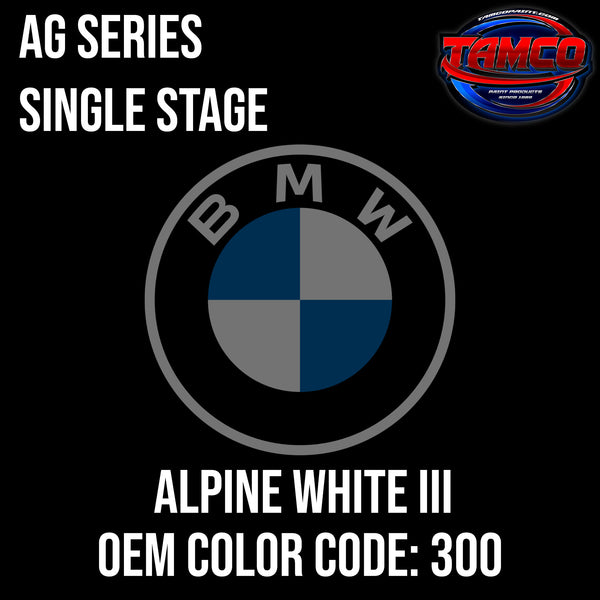 BMW Alpine White III | 300 | 1995-2022 | OEM AG Series Single Stage