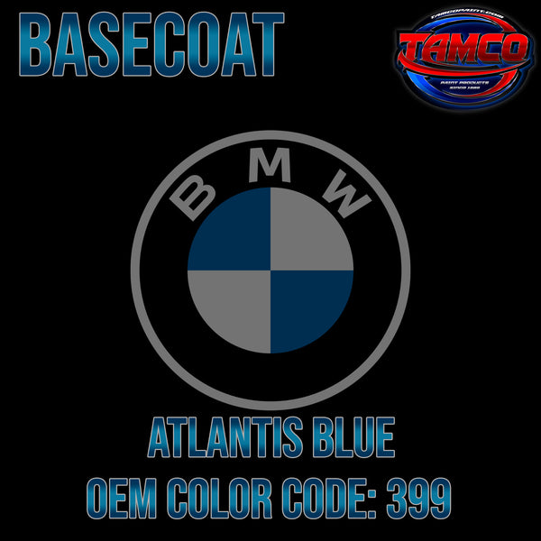 BMW Atlantis Blue | 399 | 1997-2000 | OEM Basecoat