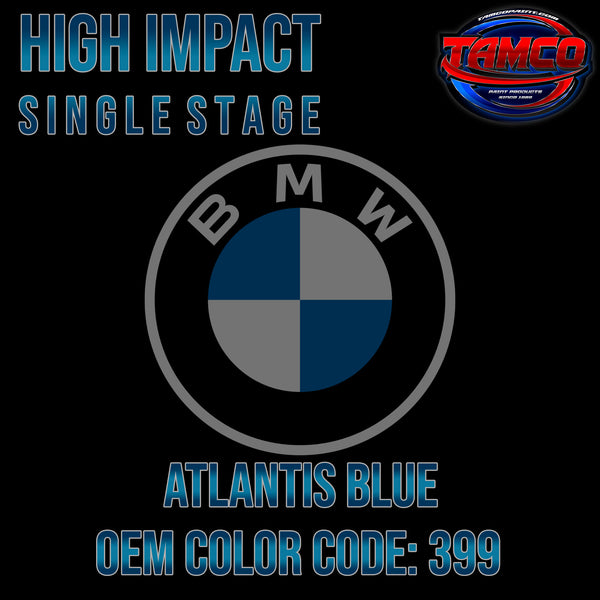 BMW Atlantis Blue | 399 | 1997-2000 | OEM High Impact Single Stage