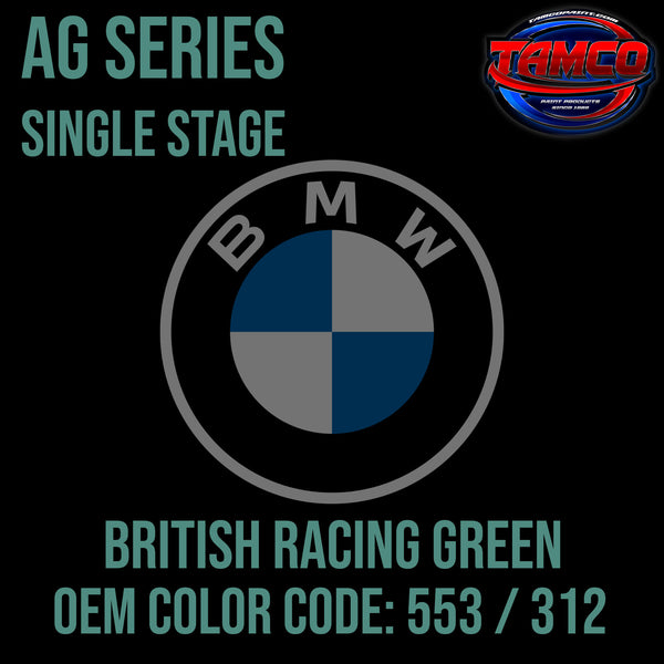 BMW British Racing Green | 553 / 312 | 1996 | OEM AG Series Single Stage