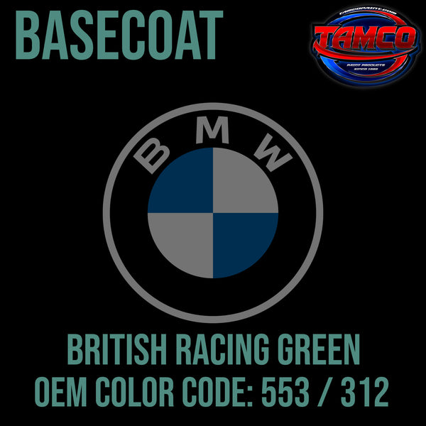 BMW British Racing Green | 553 / 312 | 1996 | OEM Basecoat