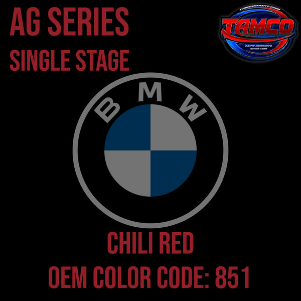 BMW Chili Red | 851 | 2002-2022 | OEM AG Series Single Stage
