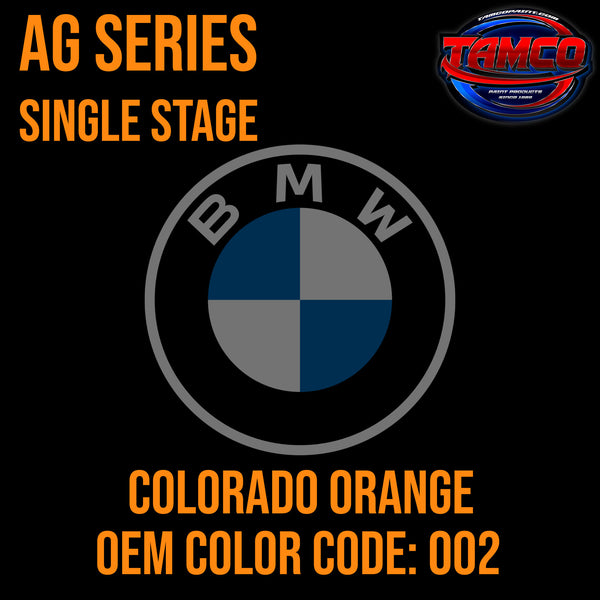 BMW Colorado Orange | 002 | 1970-1973 | OEM AG Series Single Stage