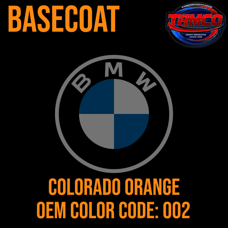 BMW Colorado Orange | 002 | 1970-1973 | OEM Basecoat