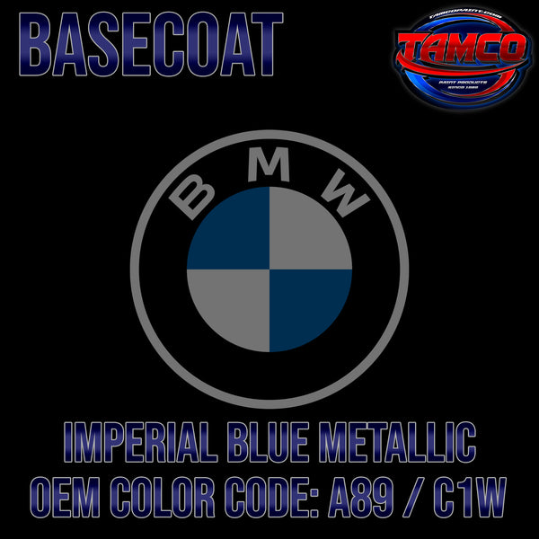 BMW Imperial Blue Metallic | A89 / C1W | 2009-2021 | OEM Basecoat