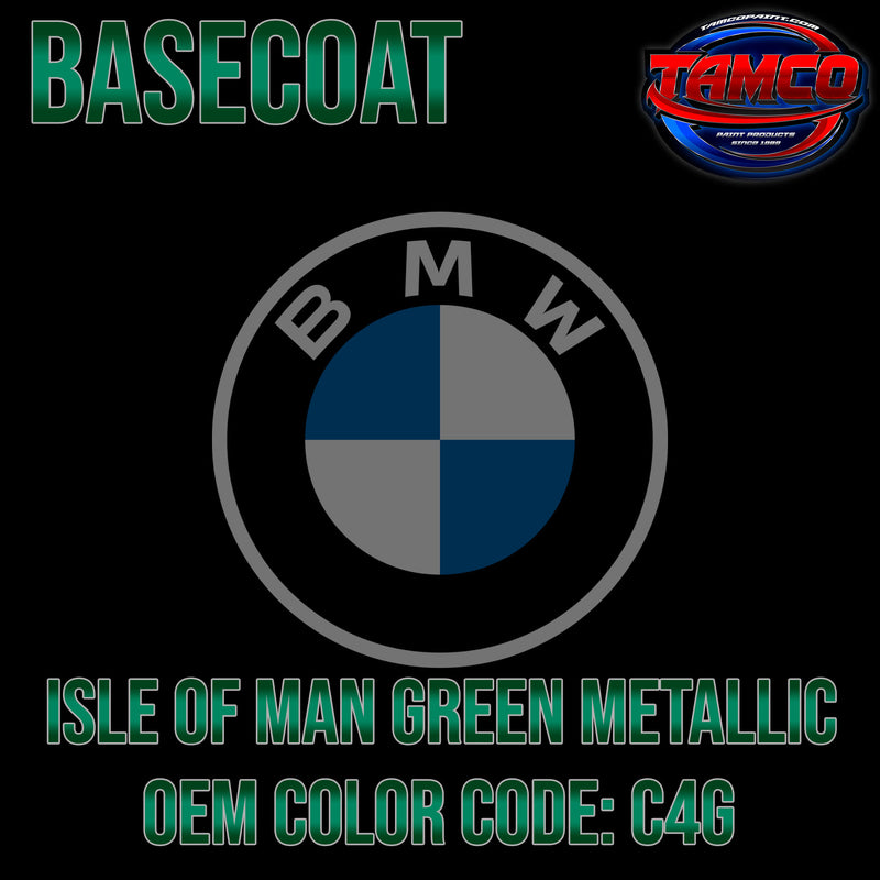 BMW Isle of Man Green Metallic | C4G | 2021-2022 | OEM Basecoat