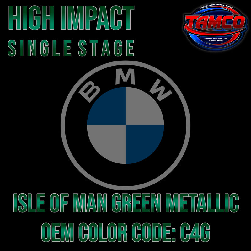 BMW Isle of Man Green Metallic | C4G | 2021-2022 | OEM High Impact Single Stage