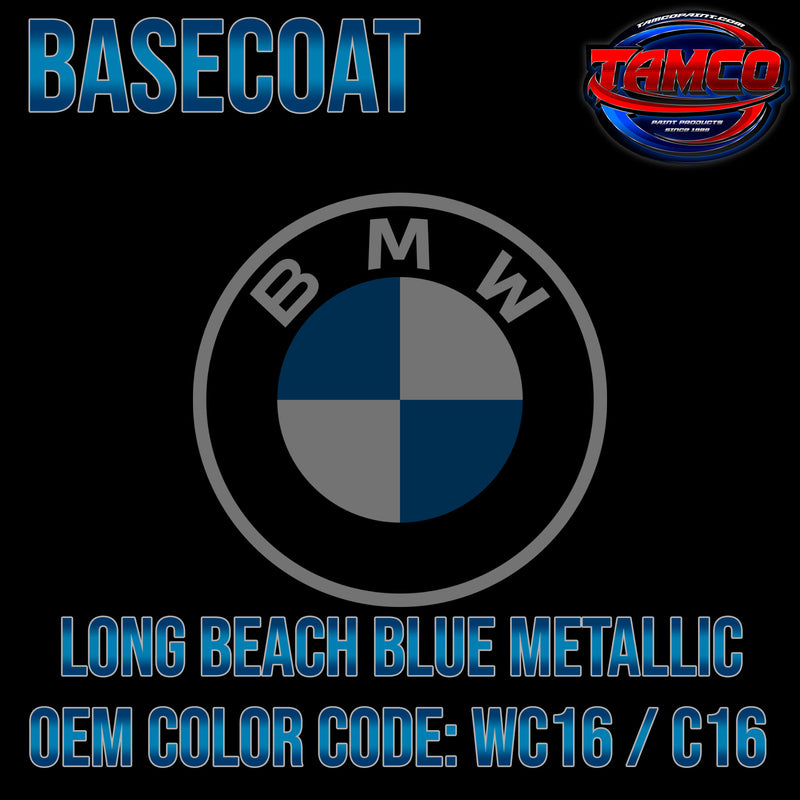 BMW Long Beach Blue Metallic | WC16 / C16 | 2015-2021 | OEM Basecoat