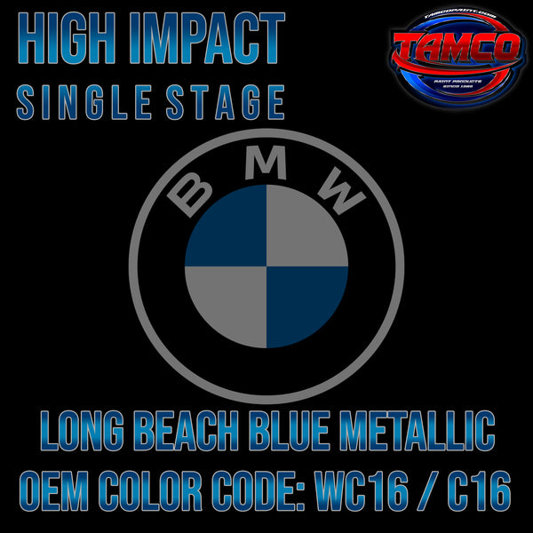 BMW Long Beach Blue Metallic | WC16 / C16 | 2015-2021 | OEM High Impact Single Stage