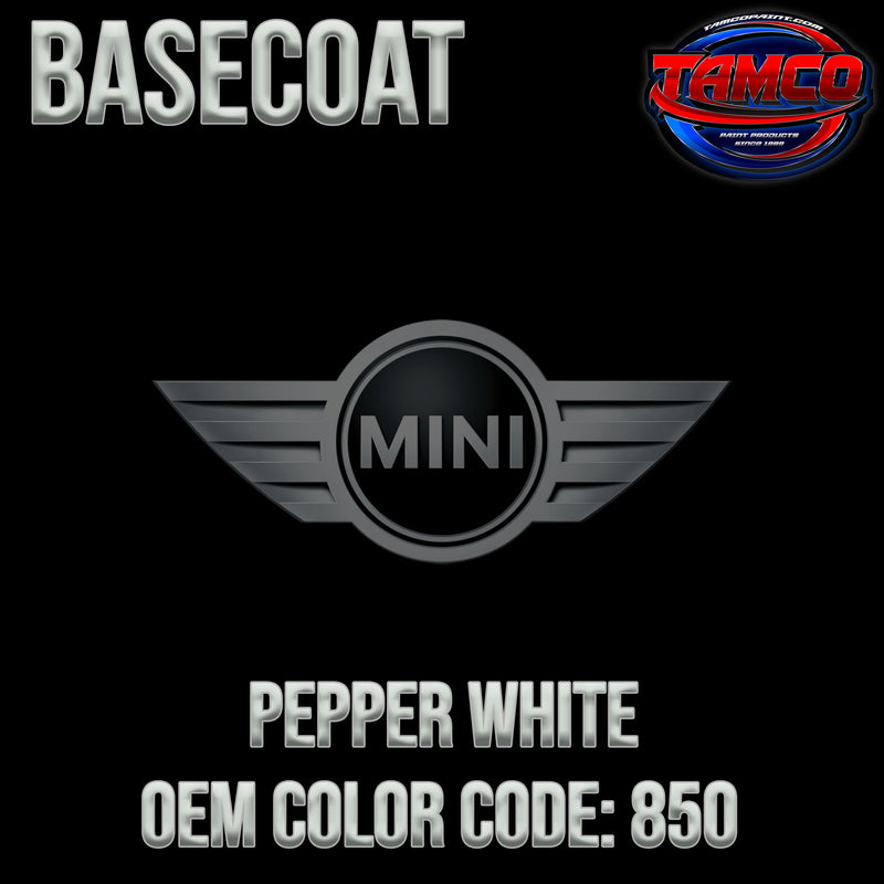 Mini Pepper White | 850 | 2001-2022 | OEM Basecoat