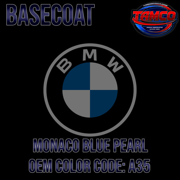 BMW Monaco Blue Pearl | A35 | 2009-2011 | OEM Basecoat