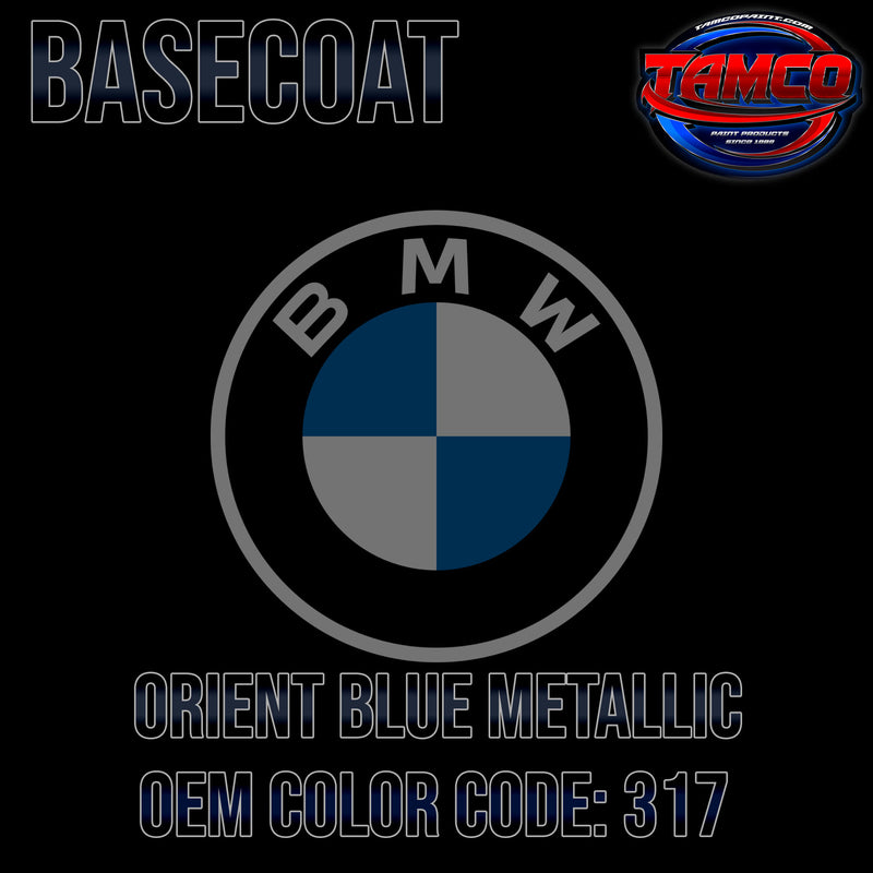 BMW Orient Blue Metallic | 317 | 1994-2005 | OEM Basecoat