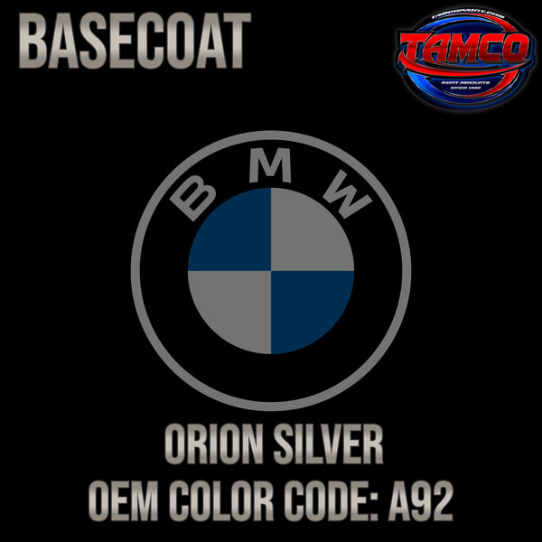 BMW Orion Silver | A92 | 2009-2017 | OEM Basecoat