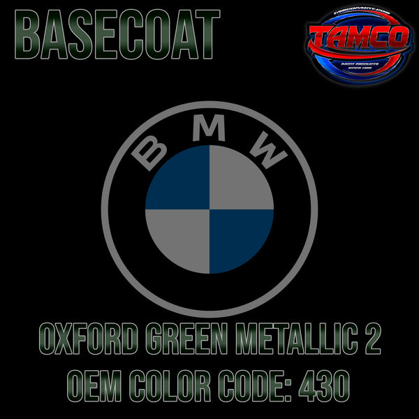 BMW Oxford Green Metallic 2 | 430 | 1999-2007 | OEM Basecoat