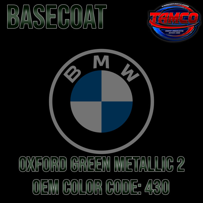 BMW Oxford Green Metallic 2 | 430 | 1999-2007 | OEM Basecoat