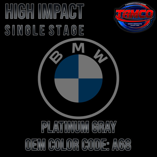BMW Platinum Gray | A68 | 2008-2013 | OEM High Impact Single Stage