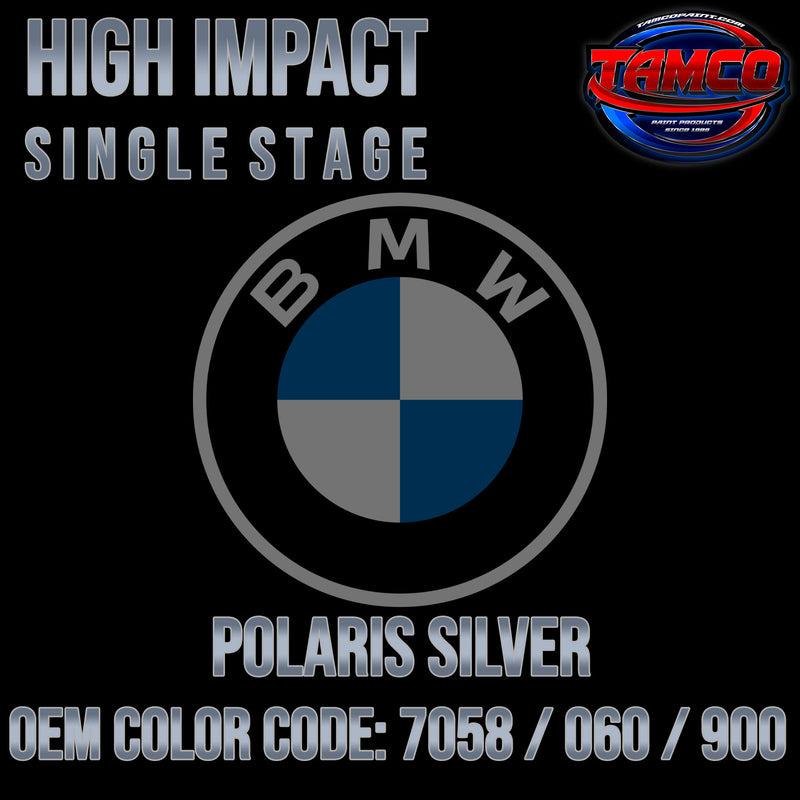 BMW Polaris Silver | 7058 / 060 / 900 | 1968-1986 | OEM High Impact Single Stage