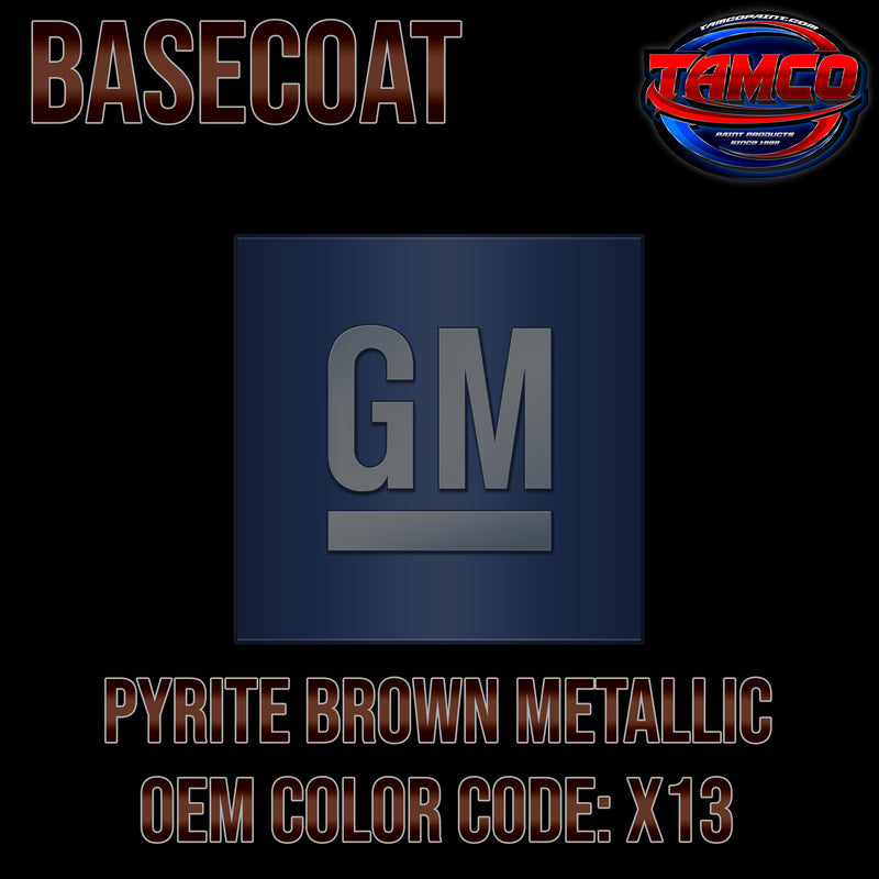 BMW Pyrite Brown Metallic | X13 | 2014-2019 | OEM Basecoat