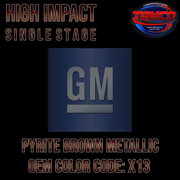 BMW Pyrite Brown Metallic | X13 | 2014-2019 | OEM High Impact Single Stage