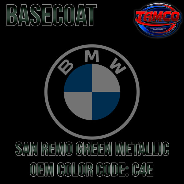 BMW San Remo Green Metallic | C4E | 2021-2023 | OEM Basecoat