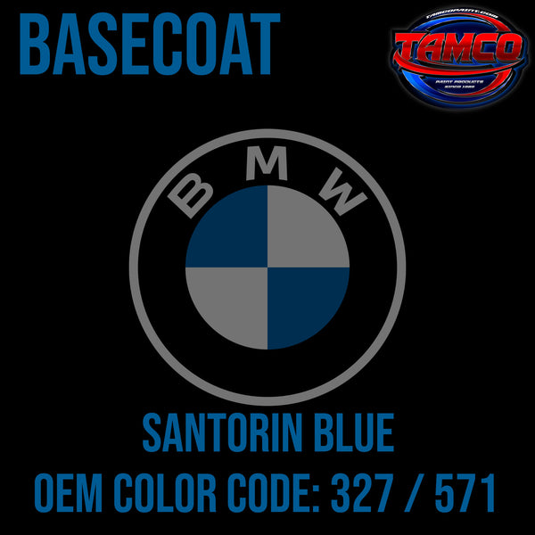 BMW Santorin Blue | 327 / 571 | 2000 | OEM Basecoat