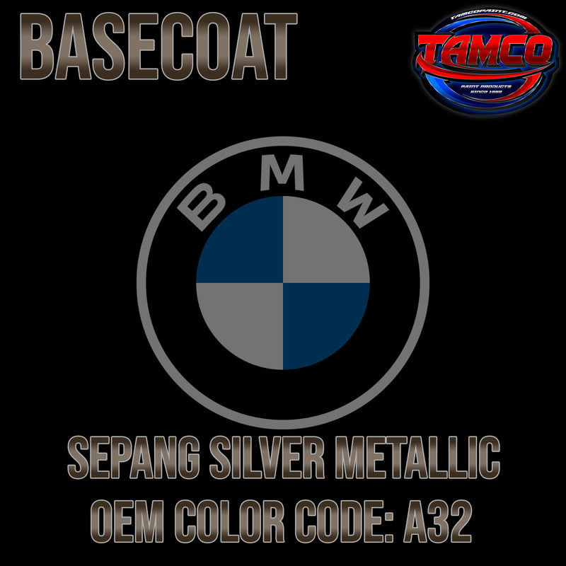 BMW Sepang Silver Metallic | A32 | 2005-2011 | OEM Basecoat