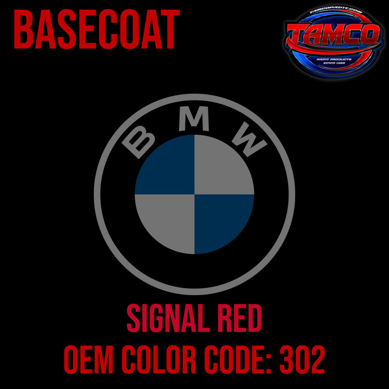 BMW Signal Red | 302 | 1955-1962 | OEM Basecoat