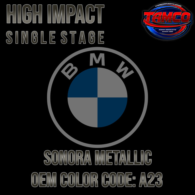 BMW Sonora Metallic | A23 | 2004-2007 | OEM High Impact Single Stage