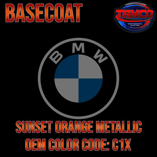 BMW Sunset Orange Metallic | C1X | 2018-2023 | OEM Basecoat